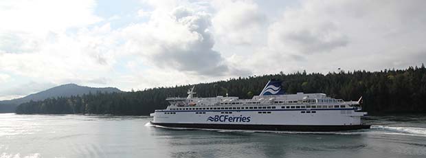 En färja från Vancouver till Vancouver Island
